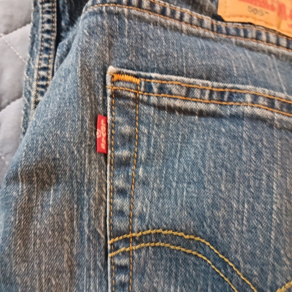 Levi's Men's Straight Leg Blue Jeans - Picture 4 of 5